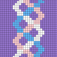 intarsia practice swatch oof
