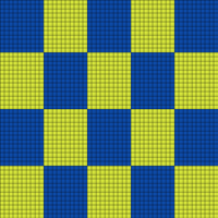 green and blue
