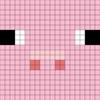minecraft pig tote