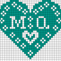 Floral Heart Square