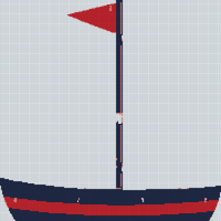 small-boat-on-water-illustration-vector-on-white-background-2BTC8KJ.jpg