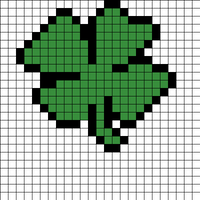 Pixel Shamrock