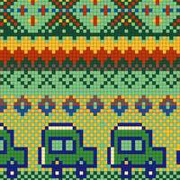 Mens Fairisle Crew