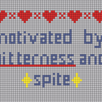 “Motivated by bitterness and spite”