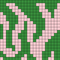 green/pink bag