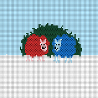 Red and Blue sheep