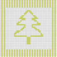 Christmas Tree Dishcloth