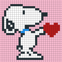 pink snoopy