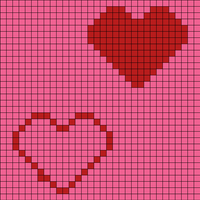 heart scarf