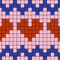 Copy of Hearts fairisle