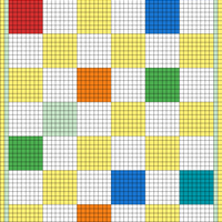 Checkered bag back
