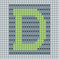 D with border