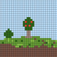 Greenery appears