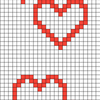 Heart beanie