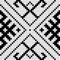 russian folk colouwork