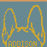 Muted Blueish Grey/Yellow