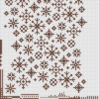 snowflake scarf