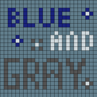 Blue and Gray