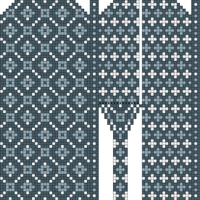 Dark Left Mitten
