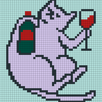 Drunk cat