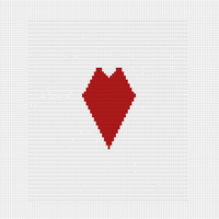 Copy of Valentine heart baby blanket