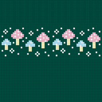 Magical Mushroom Repeat TOE UP