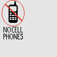 no cell phones