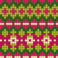 little fair isle pattern