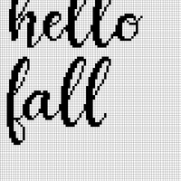 Hello Fall Pillow