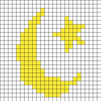 star moon small