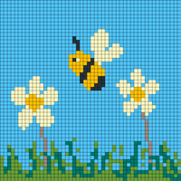 flower knit attempt
