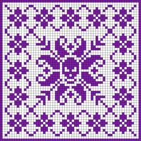 Double Knit Deathflake Throw
