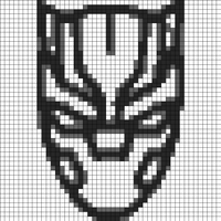 Black Panther mask silhouette cross stitch pattern in pdf.jpg