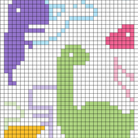 Neon dino