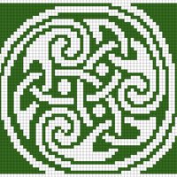 Celtic charted design #207