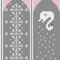 Swan Mitten Left