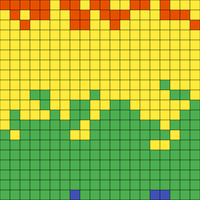 Hot Spring - Sock Toe - 23 Rows High