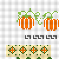 Pumpkin fair isle