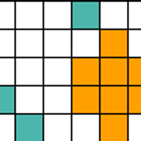 Orange and Dagger Small