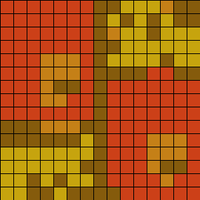70s Geometric Flower Power _ Green and Orange.jpg