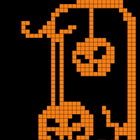 Halloween scarf