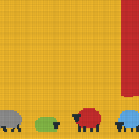 Sheep jumper back