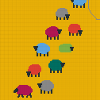 sheep jumper front