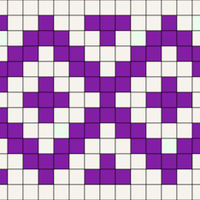 2 Color Fair Isle 11-row 8-stitch repeat | Knitting Charts | Pinterest.jpg