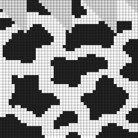 Cow Print with Beanie Decreases