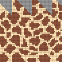Giraffe Pattern with Beanie Decreases