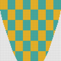 Rainbow Check Vest Sleeve 