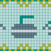Curling stone reduced diamonds