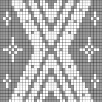Wider diamond scarf