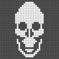 skull and moons